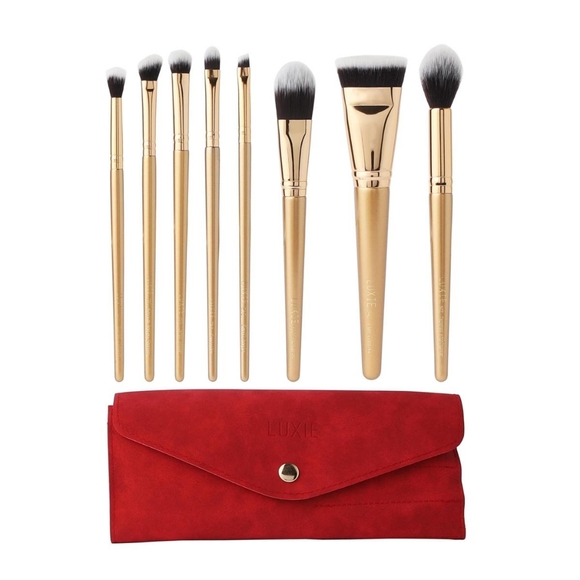 Luxie Glitter & Gold Brush Set - Picture 4 of 4